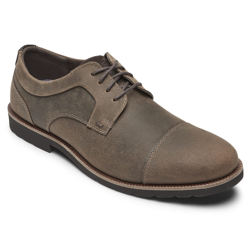 Rockport Oxfords Herre Mørke Brune - Sharp & Ready 2 Cap Toe - KXGI86497